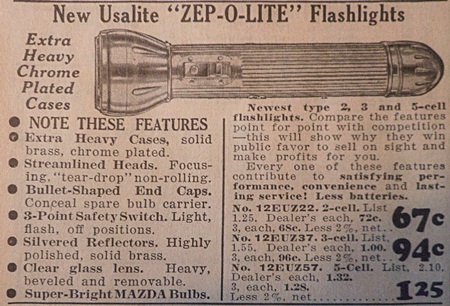 usalite flashlights